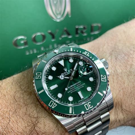 rolex green submariner